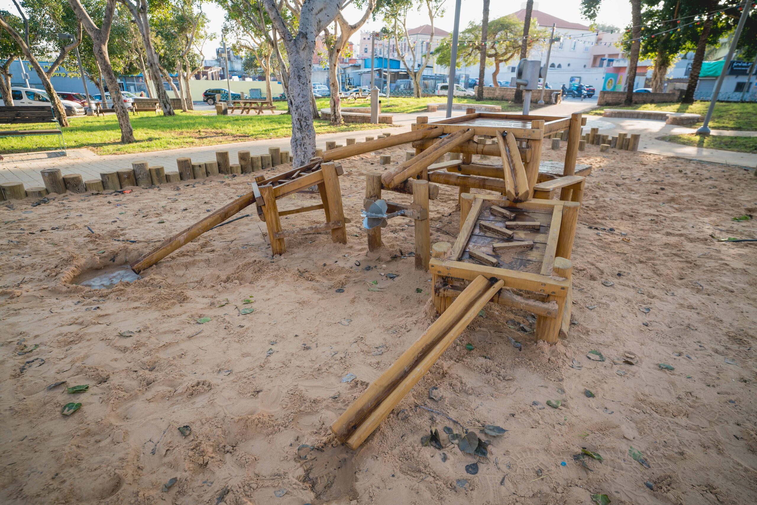 Hashnayim Garden, post-renovation (photo by Ilan Safira)